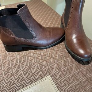 Papaya Brown Ankle Boots